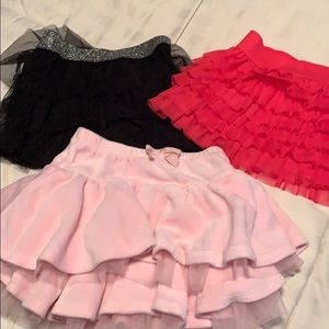 Bundle of 3 ballet style skirts